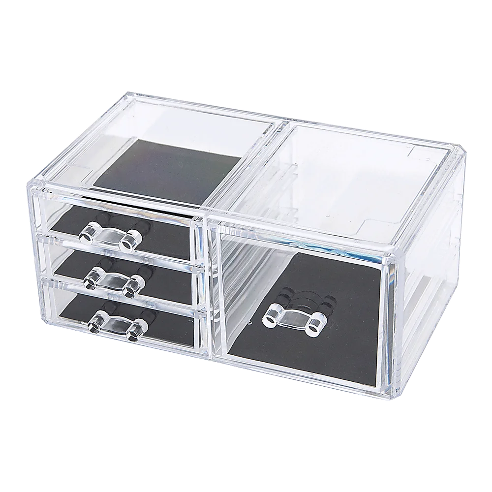 Cosmetic Organizer 11 Drawers Clear Acrylic Tower