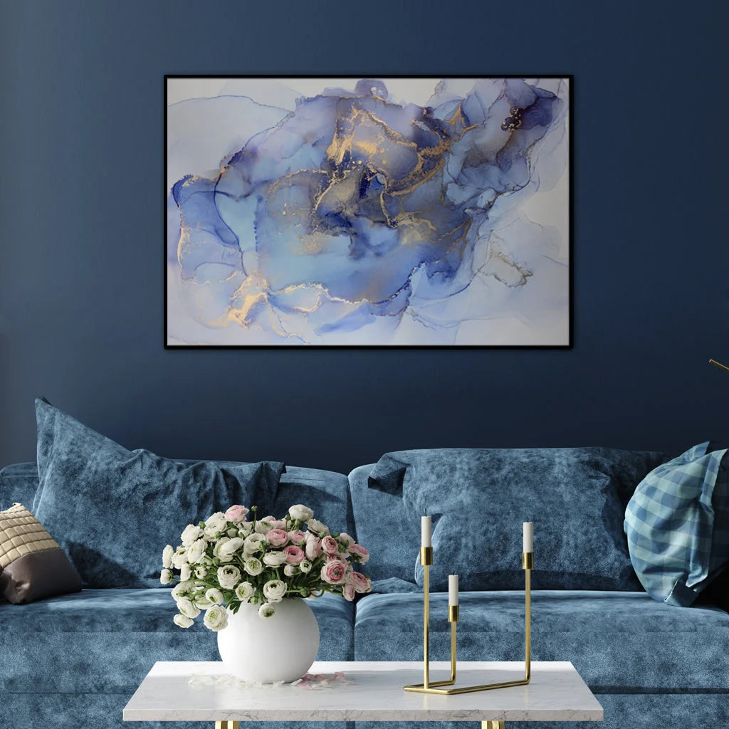 Cosmic Part Wall Art - Black Frame Canvas 70cm x 100cm