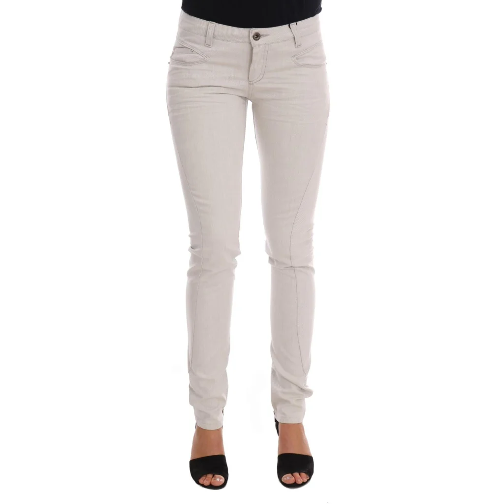 CoSTUME NATIONAL CNC Slim Fit White Jeans W26 US Women