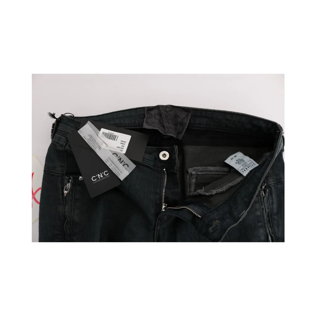 CoSTUME NATIONAL CNC Superslim Gray Jeans W26 US Women