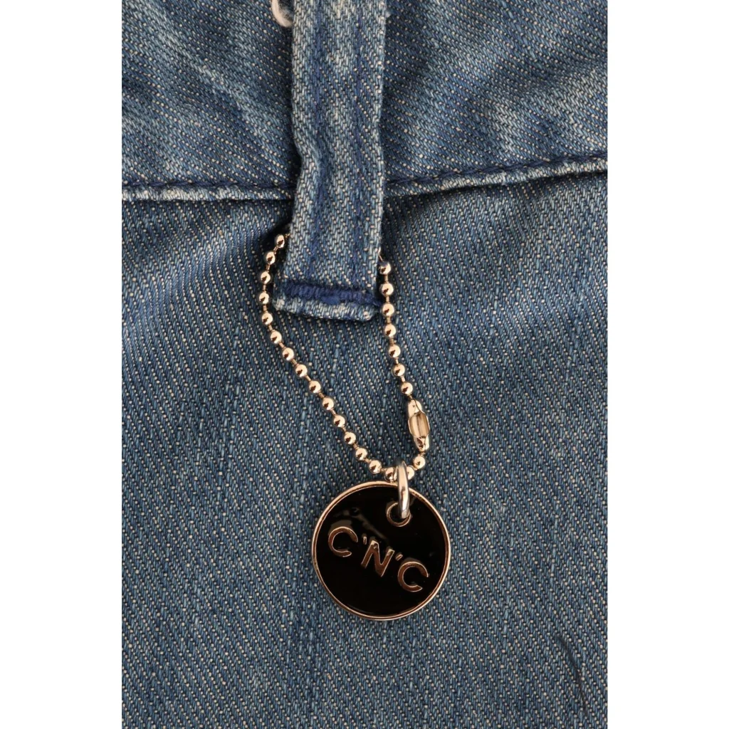 Costume National Women’s Blue Wash Cotton Slim Denim Jeans