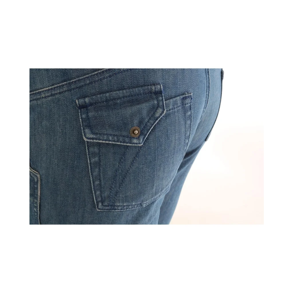 Costume National Women’s Blue Wash Cotton Slim Denim Jeans