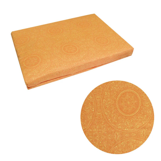 Cotton Fitted Combo Set Bazaar Orange - Single - Home &