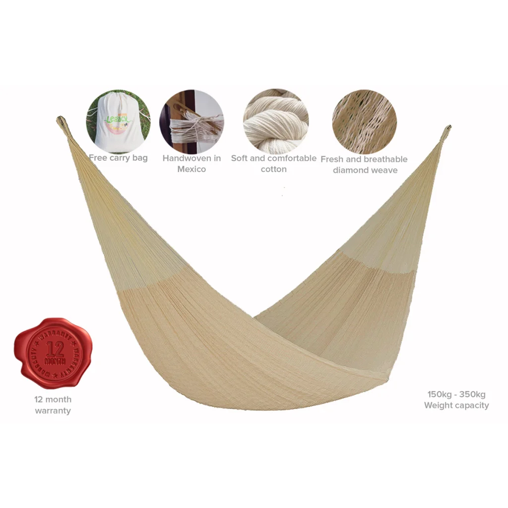 Cotton Hammock King Size - Cream - Hammocks