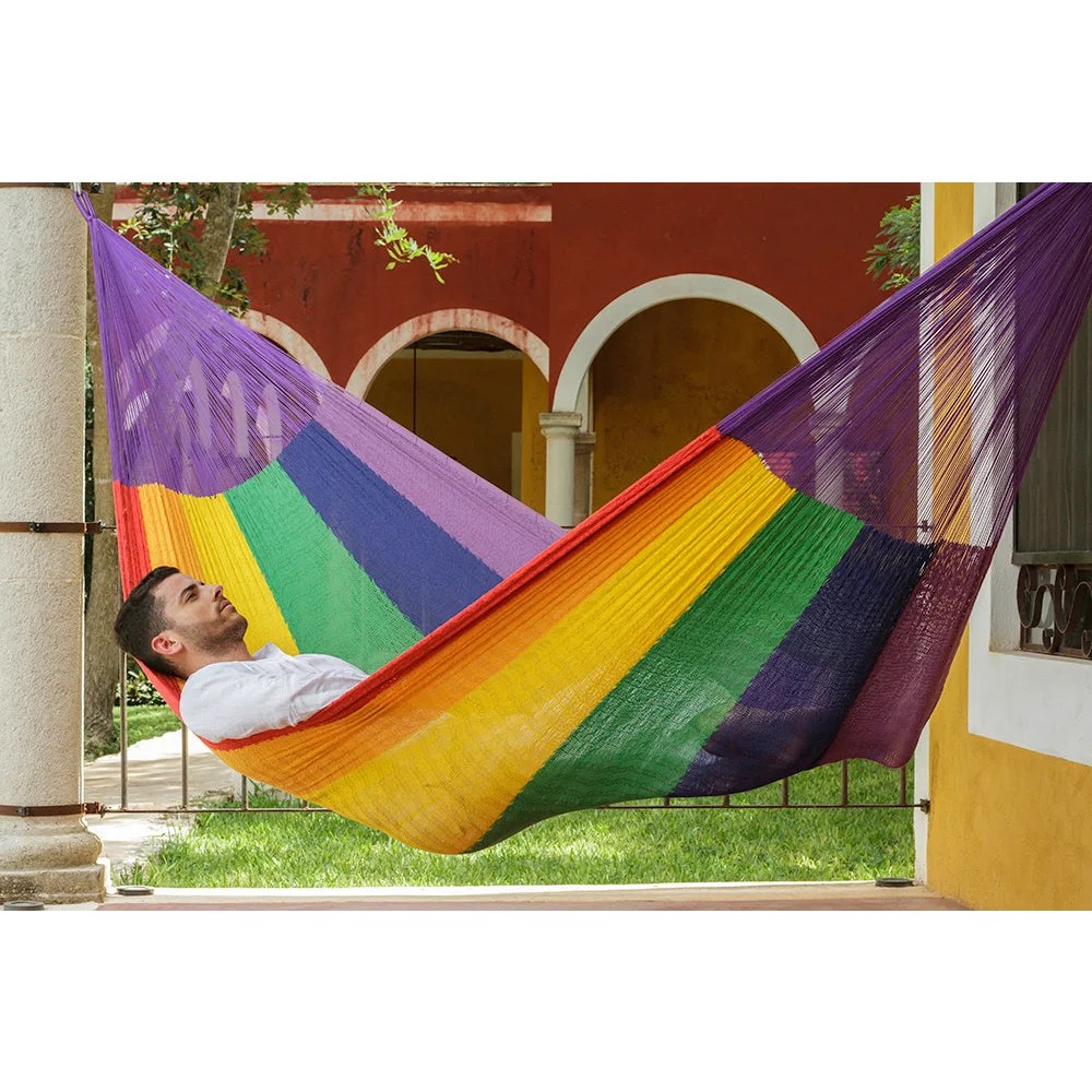 Cotton Hammock King Size - Rainbow - Hammocks