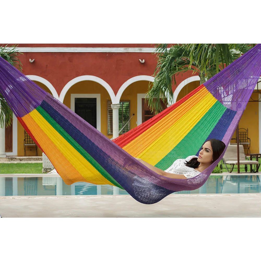 Cotton Hammock King Size - Rainbow - Hammocks