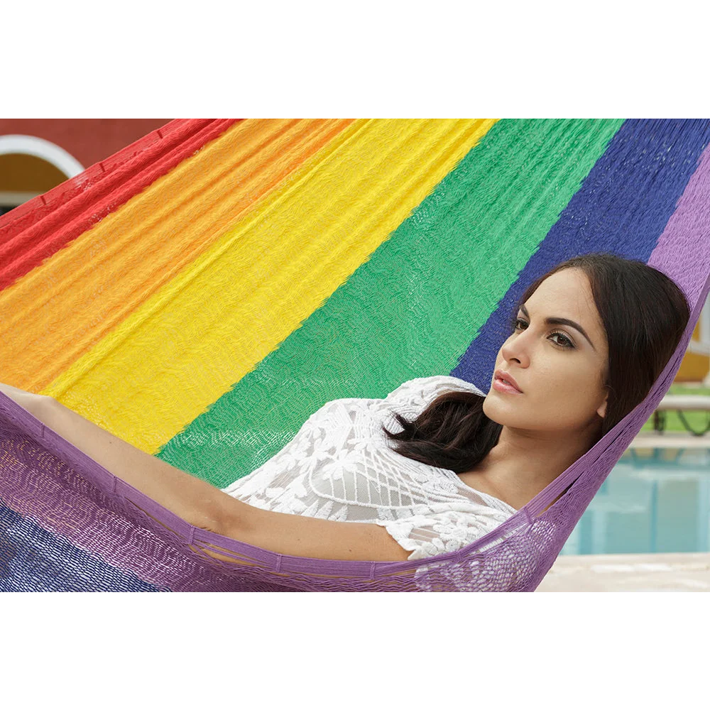 Cotton Hammock King Size - Rainbow - Hammocks
