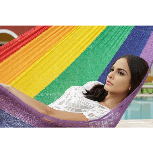 Cotton Hammock King Size - Rainbow - Hammocks