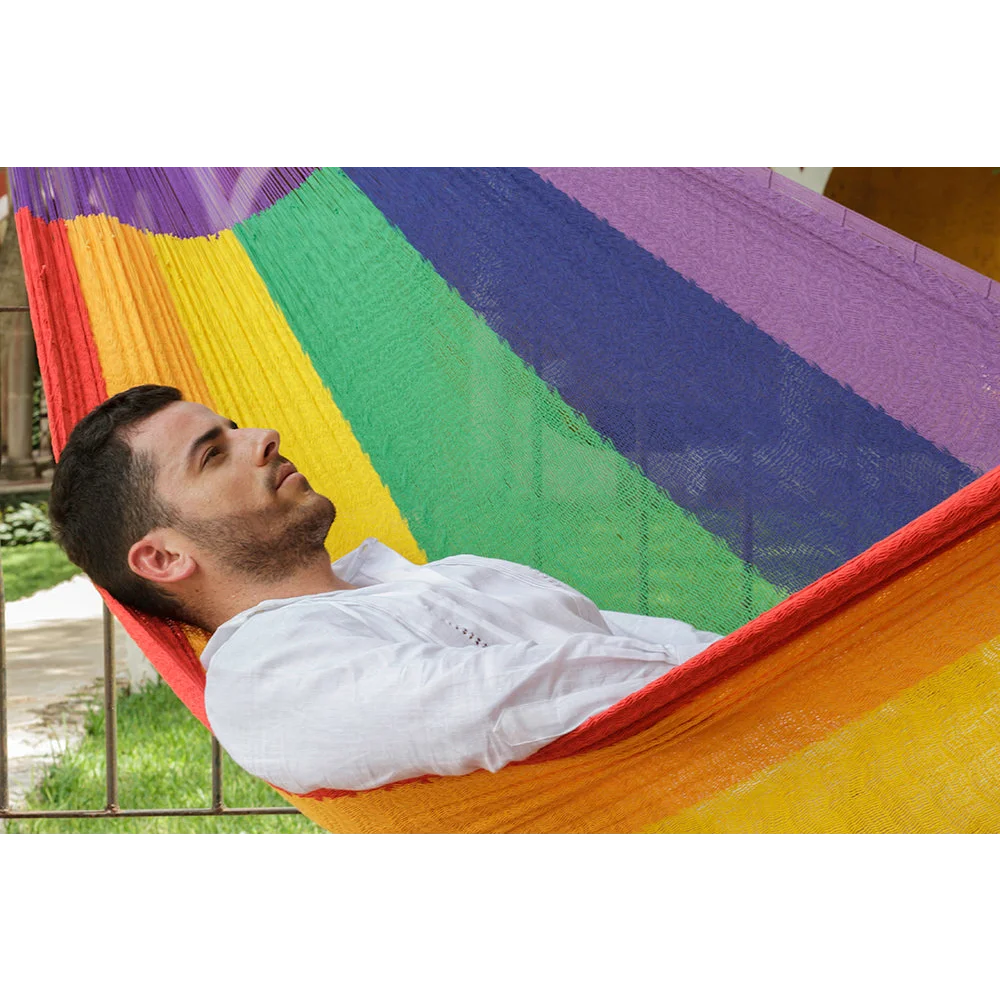 Cotton Hammock King Size - Rainbow - Hammocks