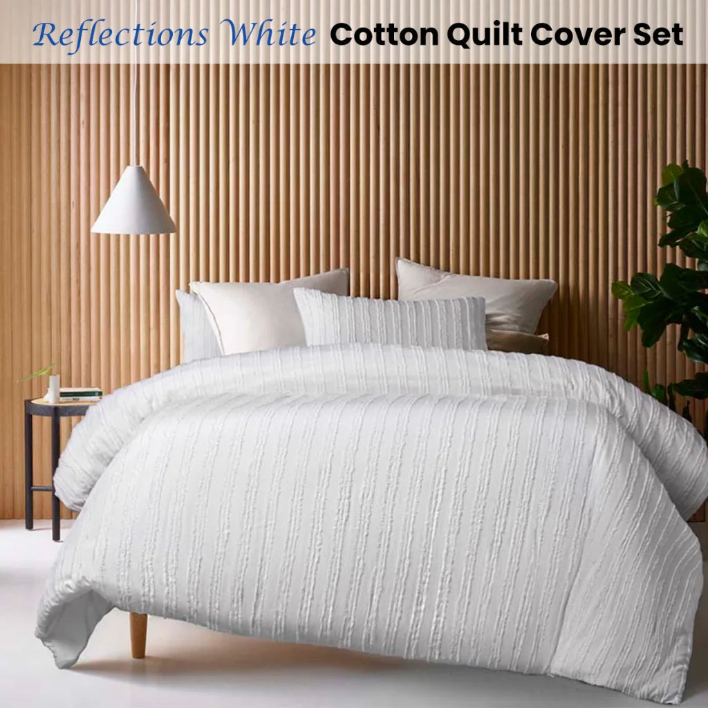 Cotton Quilt Cover Set Vintage Design Homewares Reflections