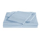 Cotton Sheet Set 1200TC Kensington Stripe-King - Chambray (Blue)