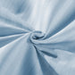 Cotton Sheet Set 1200TC Kensington Stripe-King - Chambray (Blue)