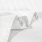 Cotton Sheet Set 1200TC Stripe - King White Kensington