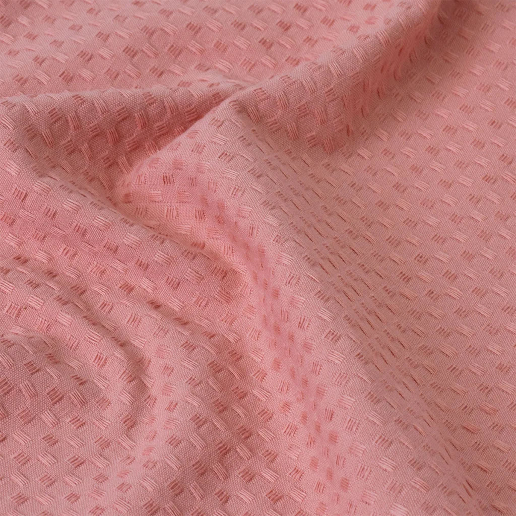 Cotton Tea Towels J Elliot Home Waffle Set of 4 - Clay Pink