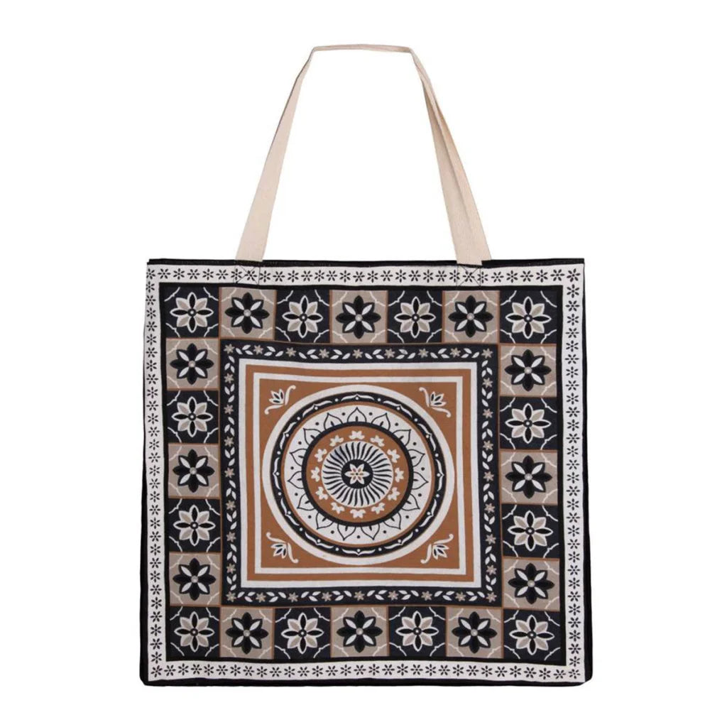 Cotton Tote Shopping Bag J Elliot Home Kasbah 40.5x43x10 cm