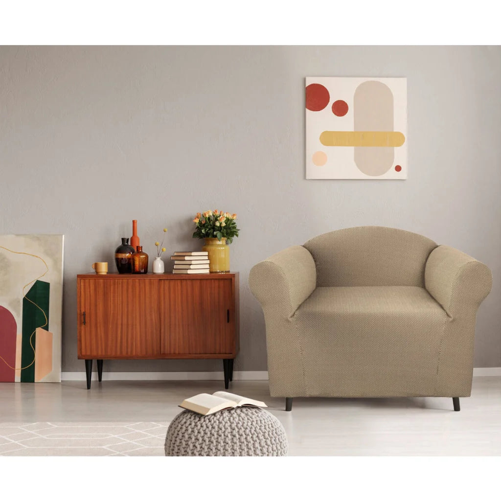 Couch Cover One Seater - Cambridge Extra-Stretch Linen