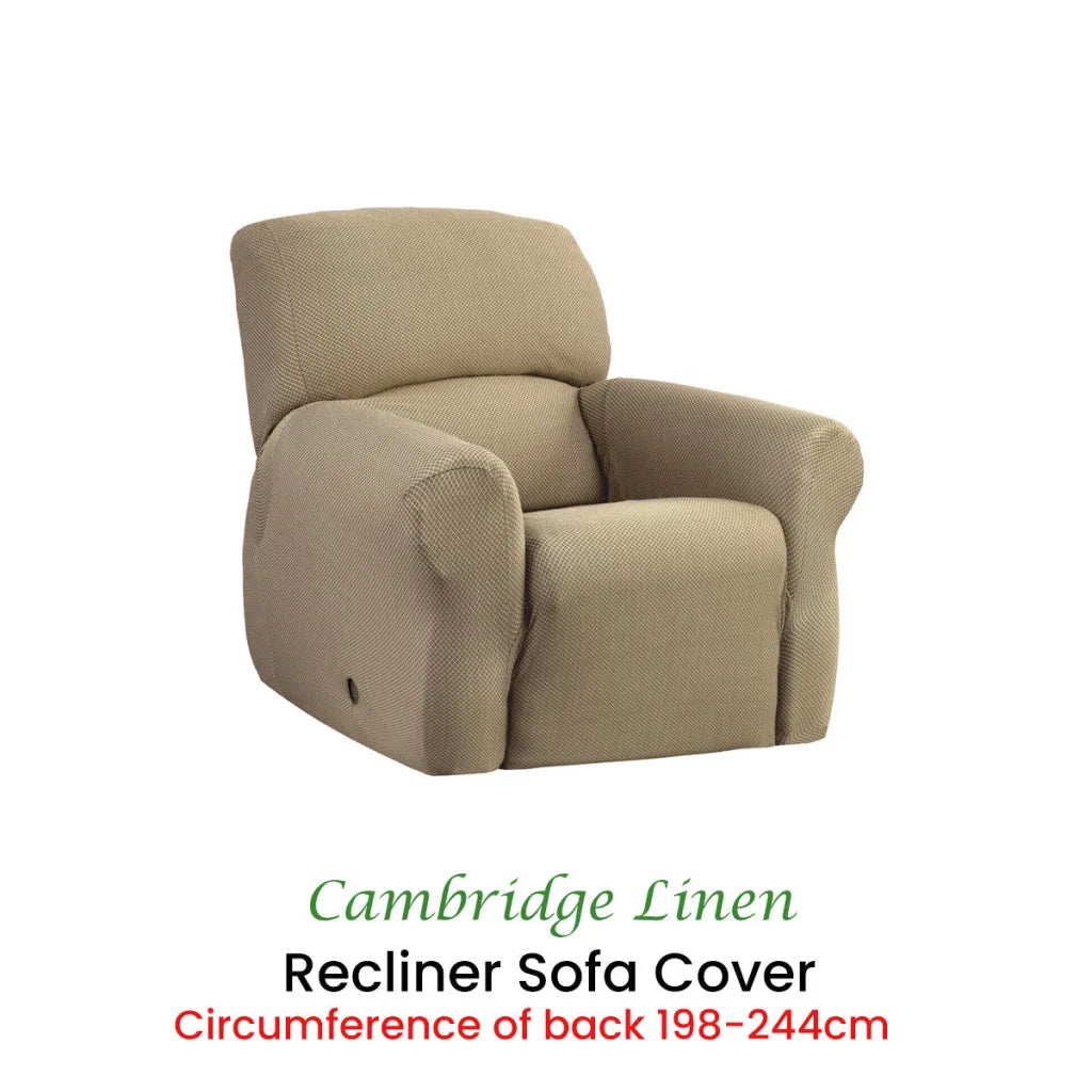 Couch Cover One Seater Recliner - Cambridge Extra-Stretch