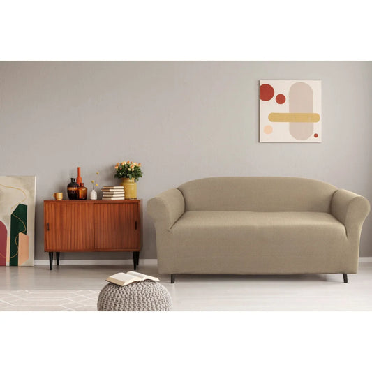 Couch Cover Two Seater - Cambridge Extra-Stretch Linen