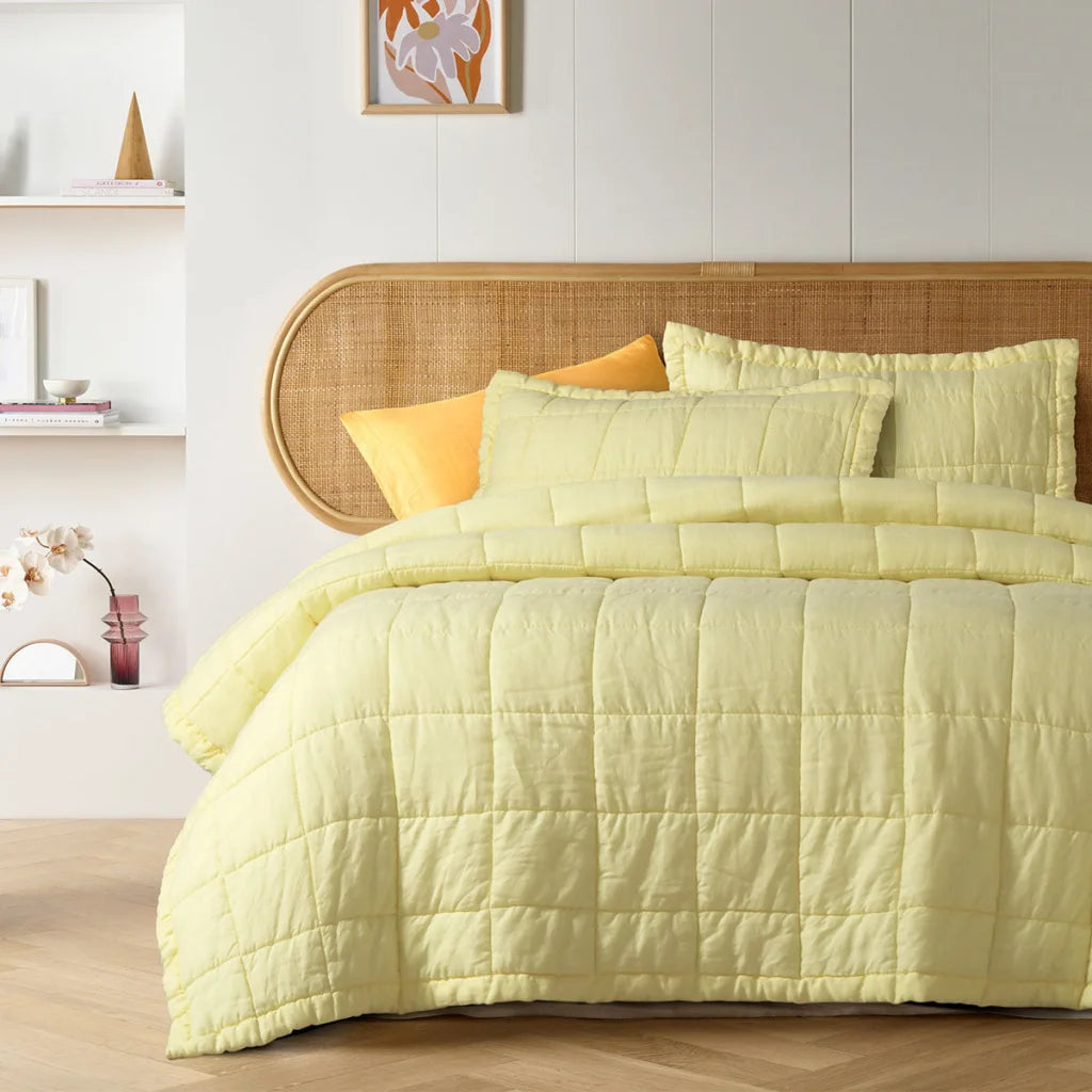 Coverlet Set Queen Vintage Design Homewares Butter French