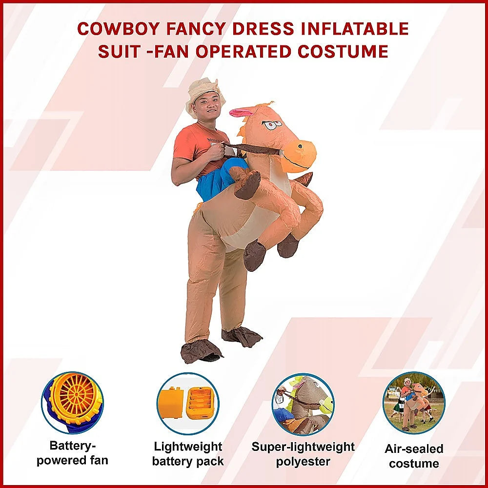 Cowboy Inflatable Costume - Costumes