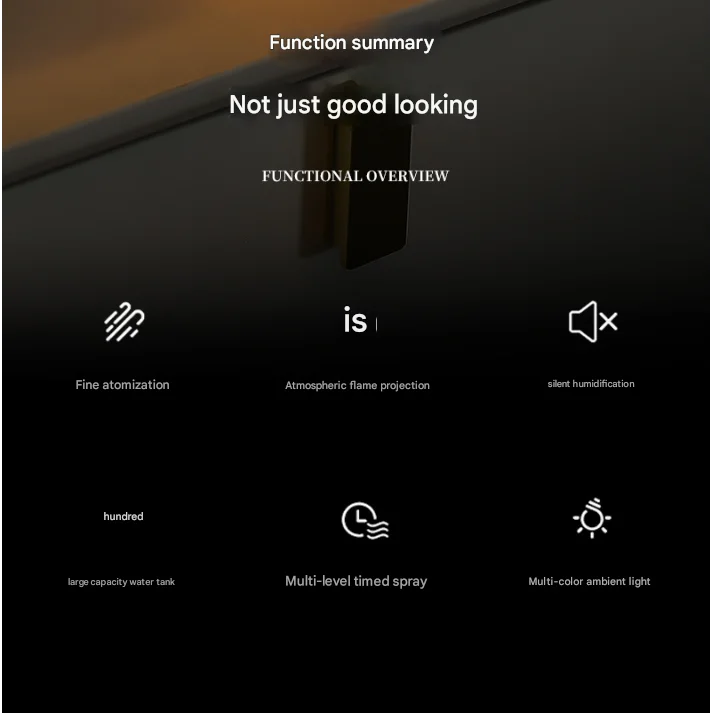 Crack color Mini USB Aromatherapy Diffuser with Flame