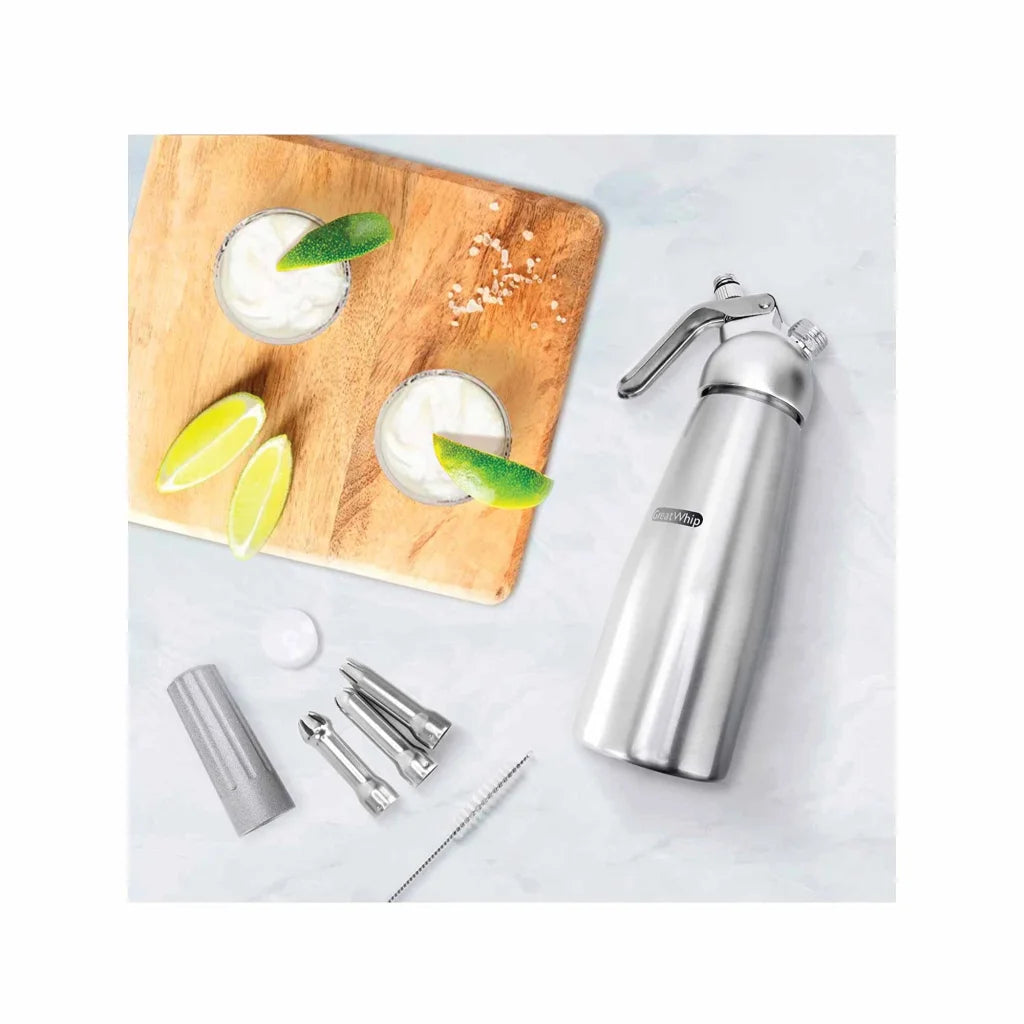 Cream Whipper Dispenser 250ml + 50x NO2 Chargers