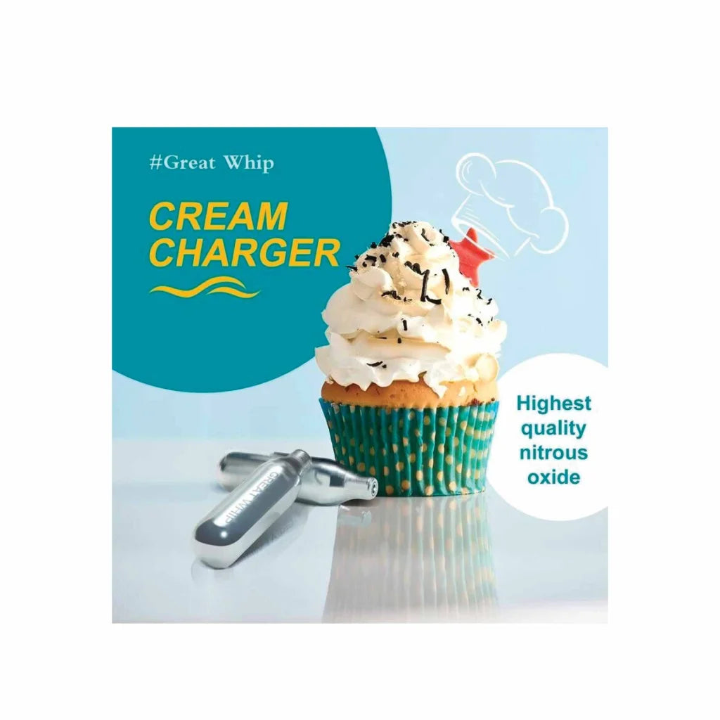 Cream Whipper Dispenser 250ml + 50x NO2 Chargers