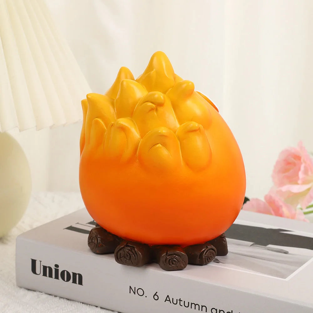 Creative Cartoon Flame Key Holder Tray - Fun and Decorative