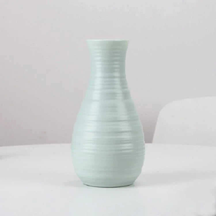 Creative Desktop Flower Vase - Modern Plastic Decoration