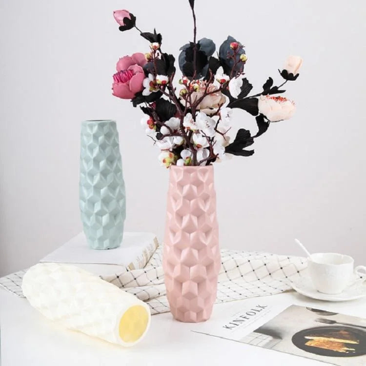 Creative Diamond-shaped Vase for Dry and Wet Flower