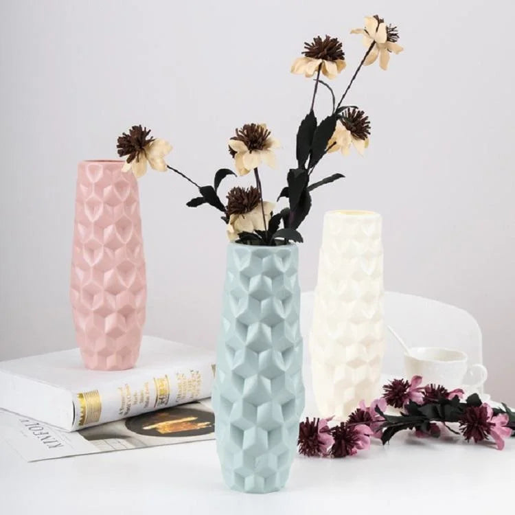 Creative Diamond-shaped Vase for Dry and Wet Flower
