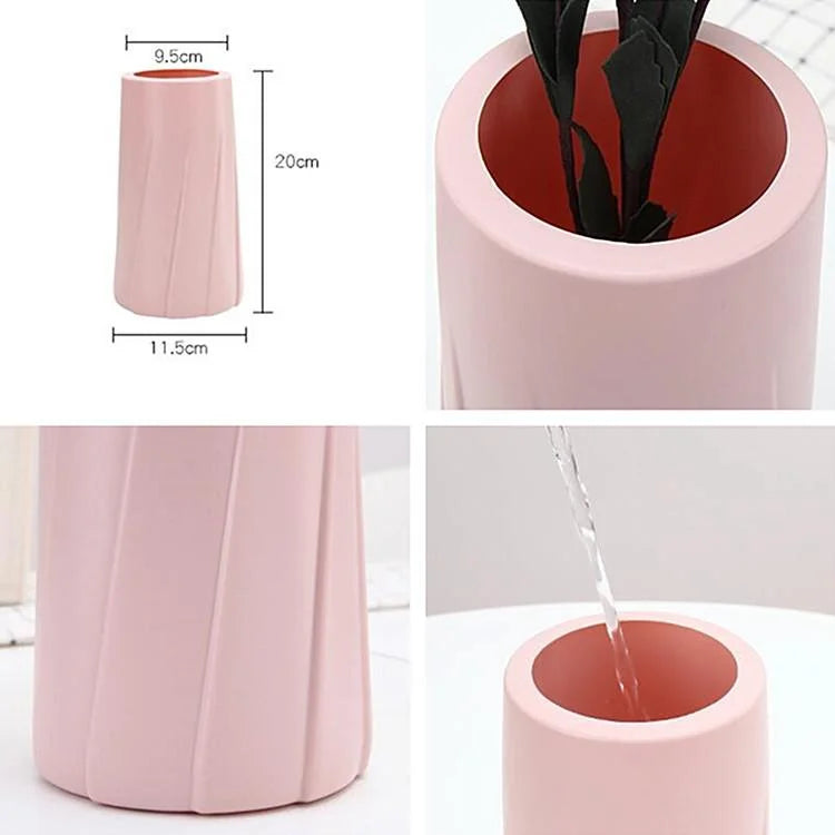 Creative Plastic Vase for Modern Decor - Simple Design