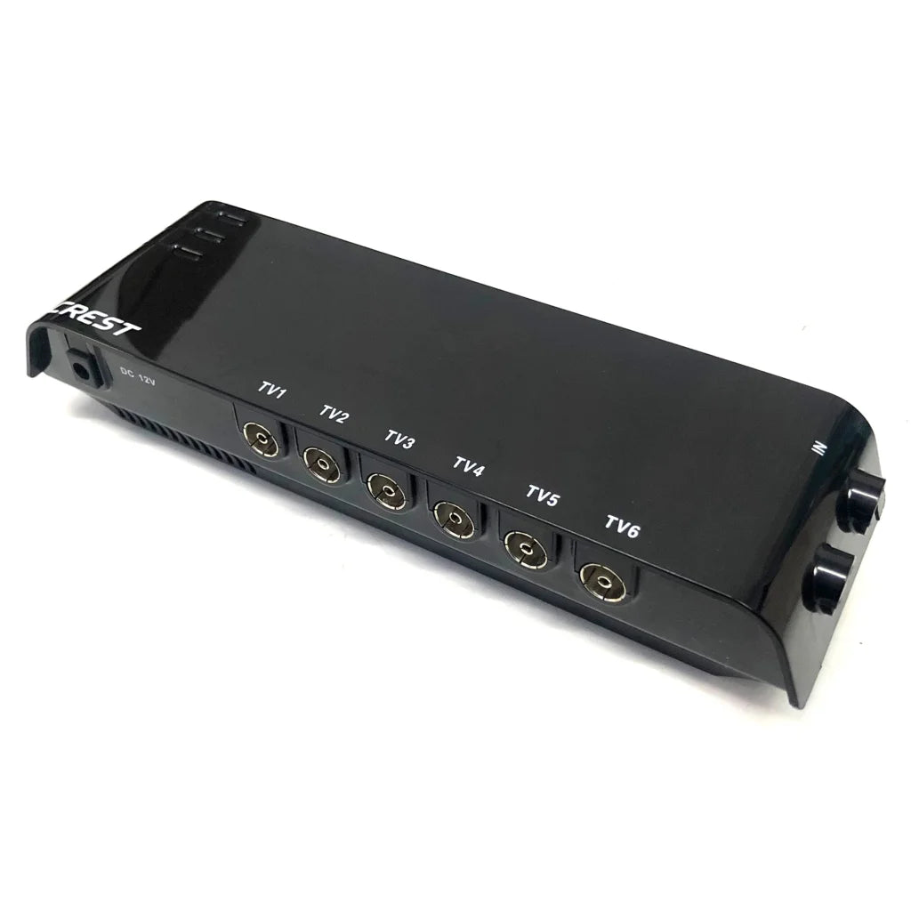 Crest UHF VHF Digital TV Signal Splitter Distributor 6