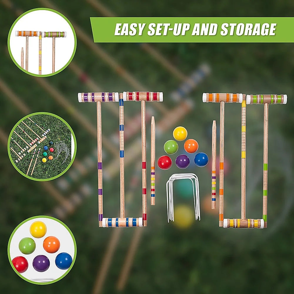 Croquet Set - Up to 6 Players - Games