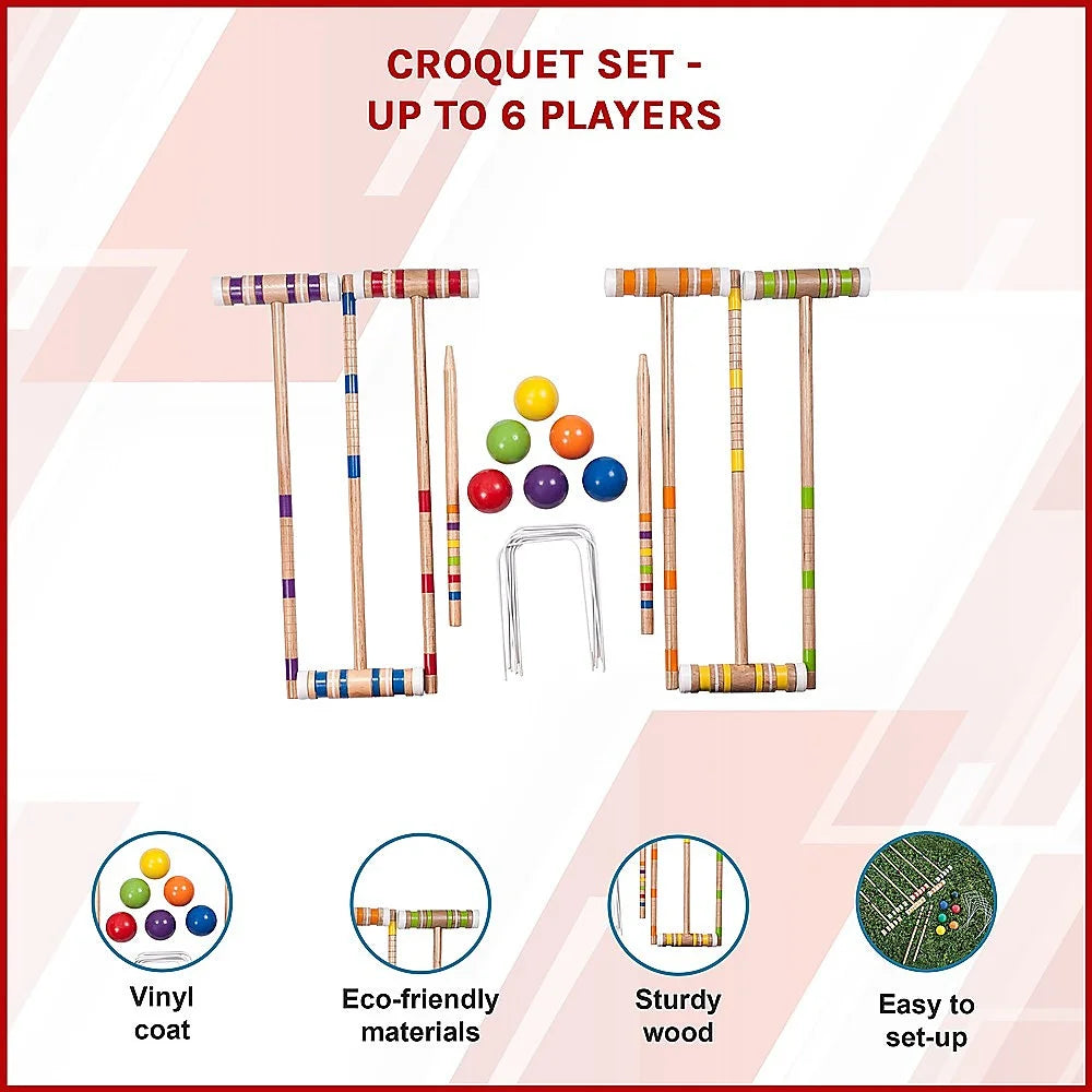 Croquet Set - Up to 6 Players - Games