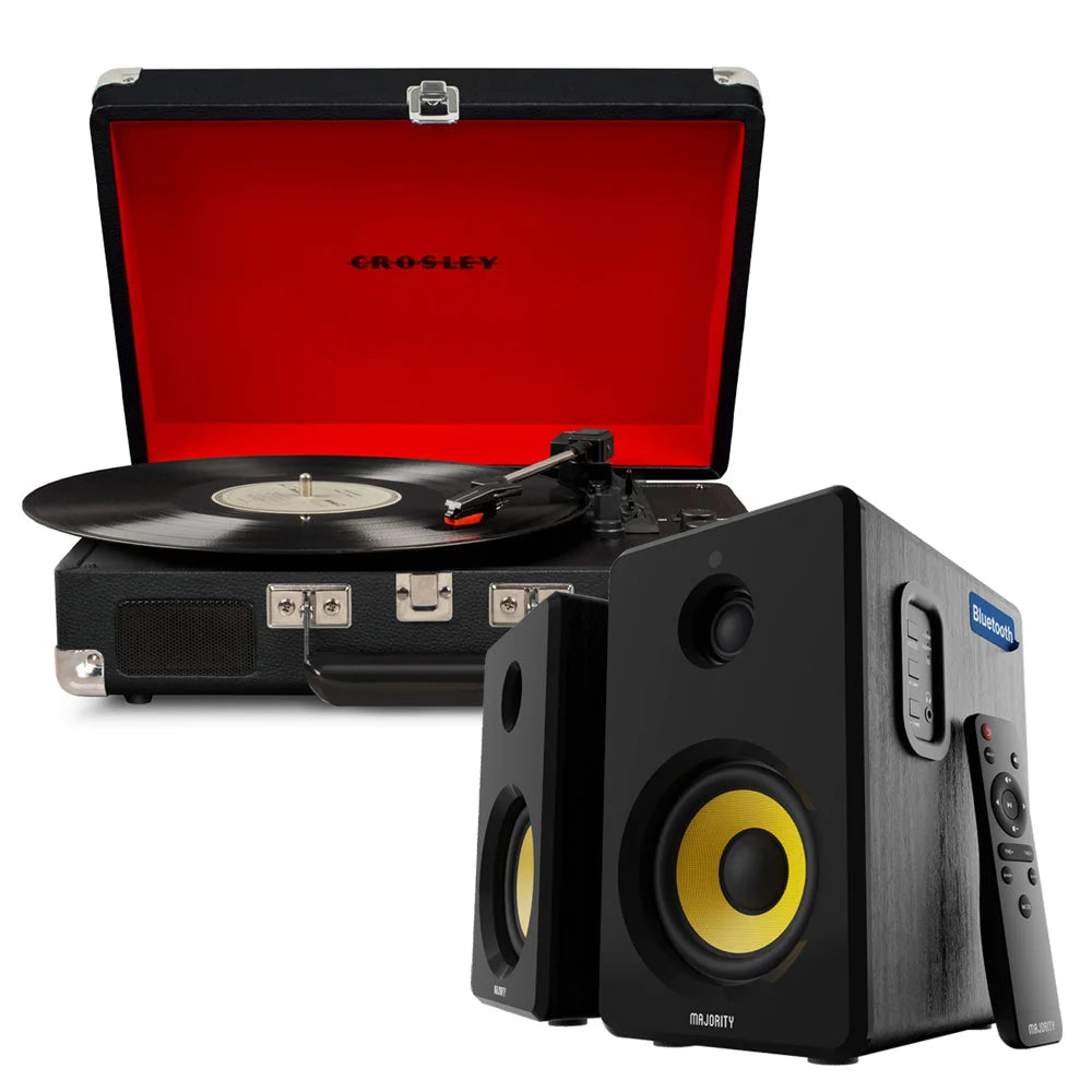 Crosley Cruiser Bluetooth Portable Turntable - Black