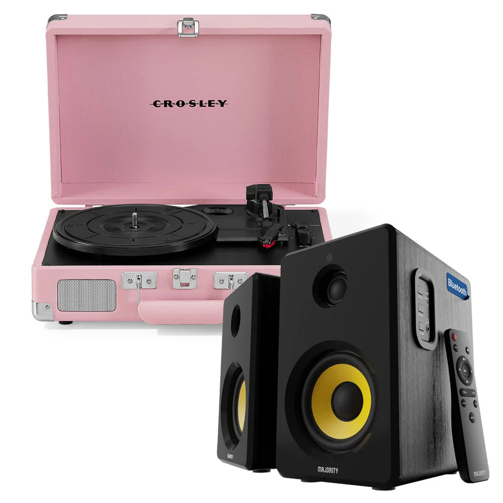 Crosley Cruiser Bluetooth Portable Turntable - Blush Pink