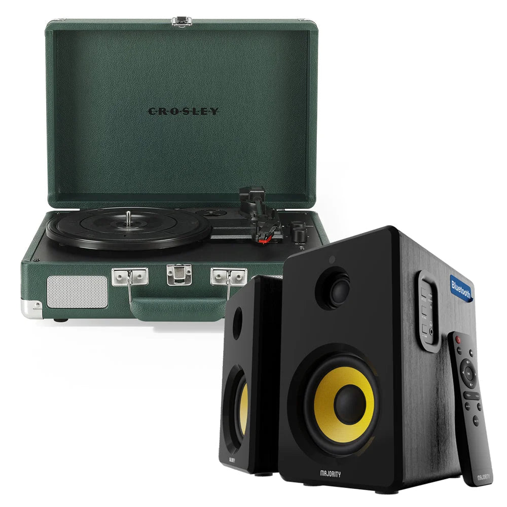 Crosley Cruiser Bluetooth Portable Turntable - Emerald