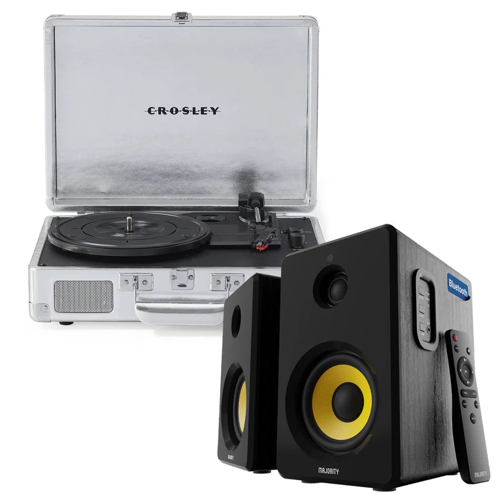 Crosley Cruiser Bluetooth Portable Turntable - Silver