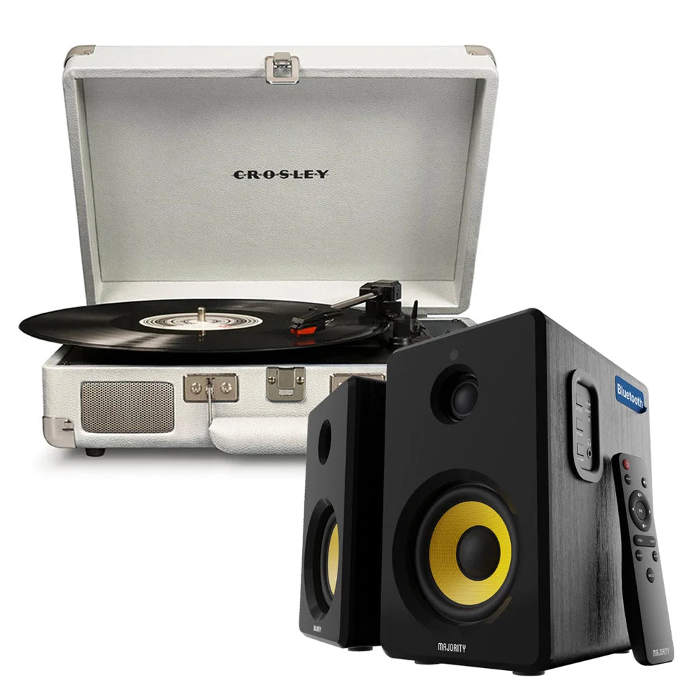 Crosley Cruiser Bluetooth Portable Turntable - White Sands