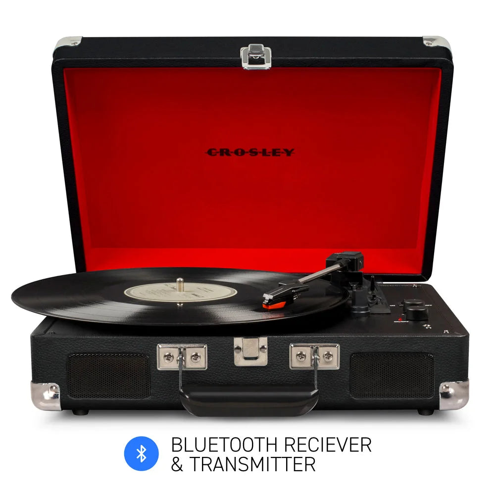 Crosley Cruiser Portable Bluetooth Turntable - Black