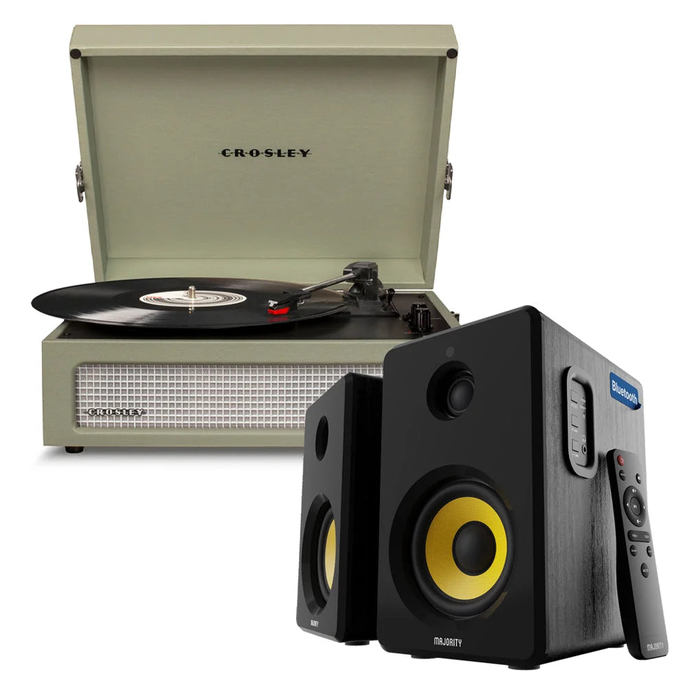 Crosley Voyager Bluetooth Portable Turntable - Sage