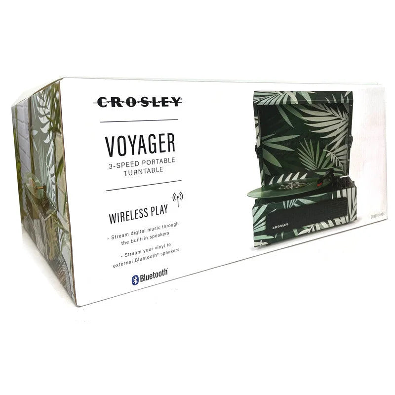 Crosley Voyager Turntable Record Player 3 Speed Bluetooth