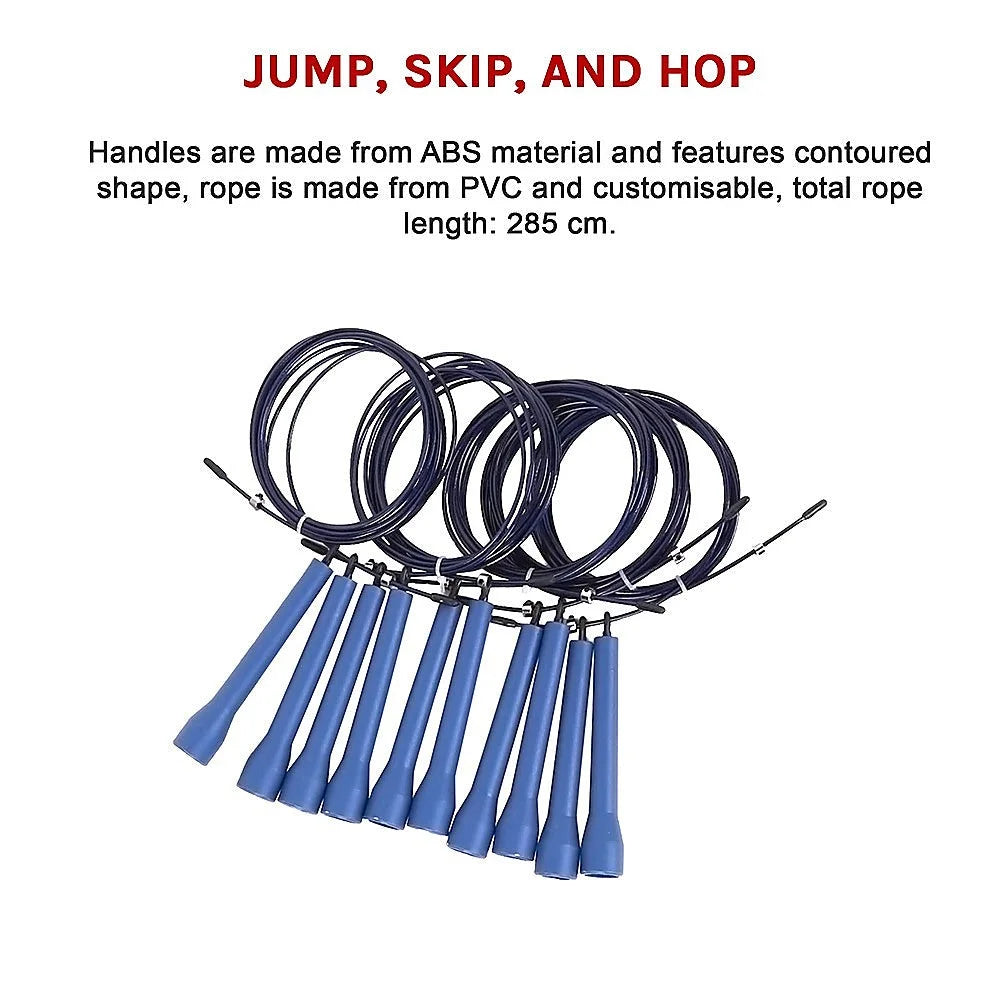 Cross-Fit Speed Skipping Rope Wire Set of 5 - Fitness