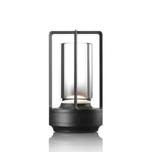 Cross-Shaped LED Table Lamp - Black Touch Button with USB