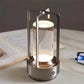 Cross-Shaped LED Table Lamp - Silver Touch Button with USB