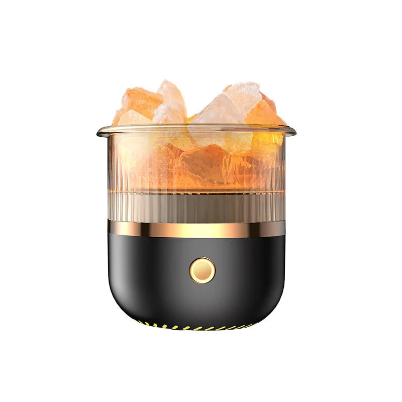 Crystal Humidifier with LED Light - Aromatherapy Diffuser