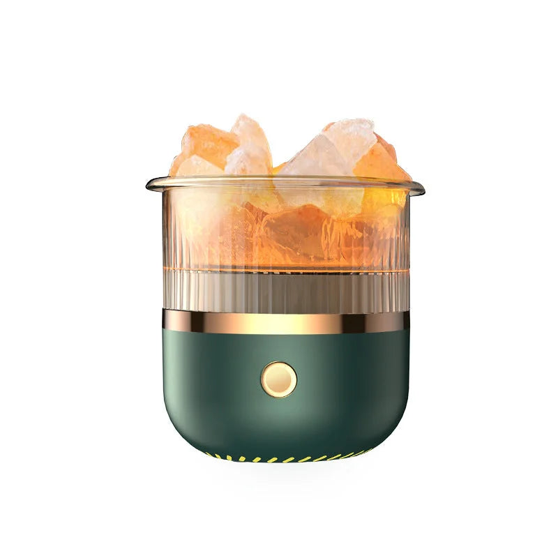 Crystal Humidifier with LED Light - Aromatherapy Diffuser