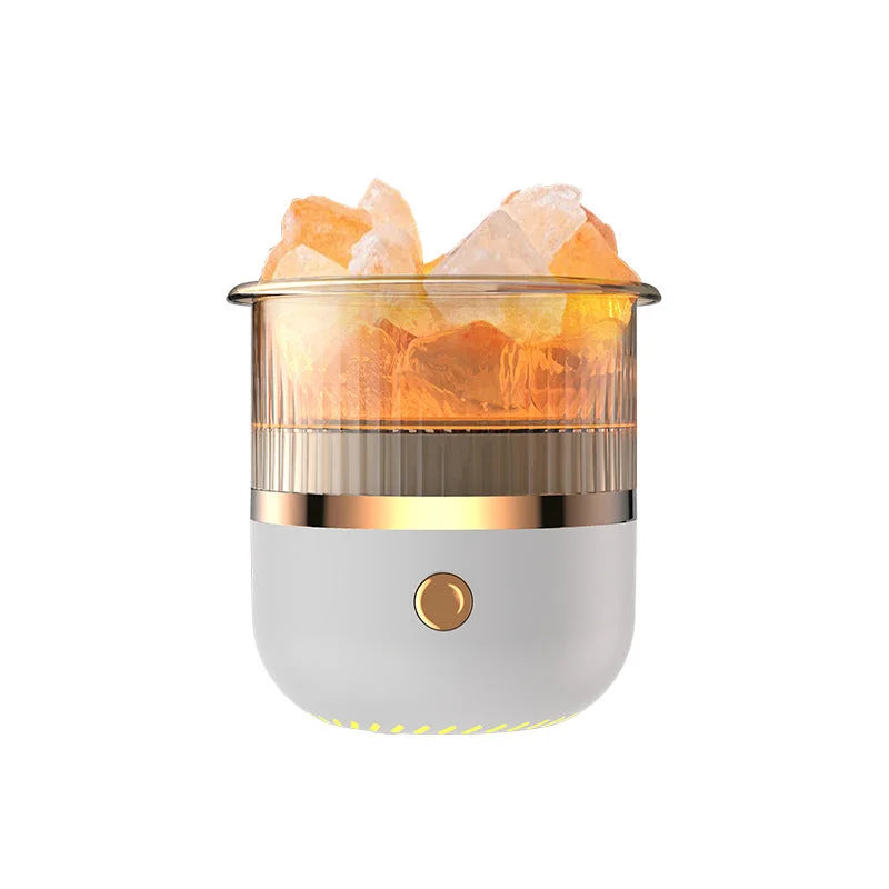 Crystal Humidifier with LED Light - Aromatherapy Diffuser
