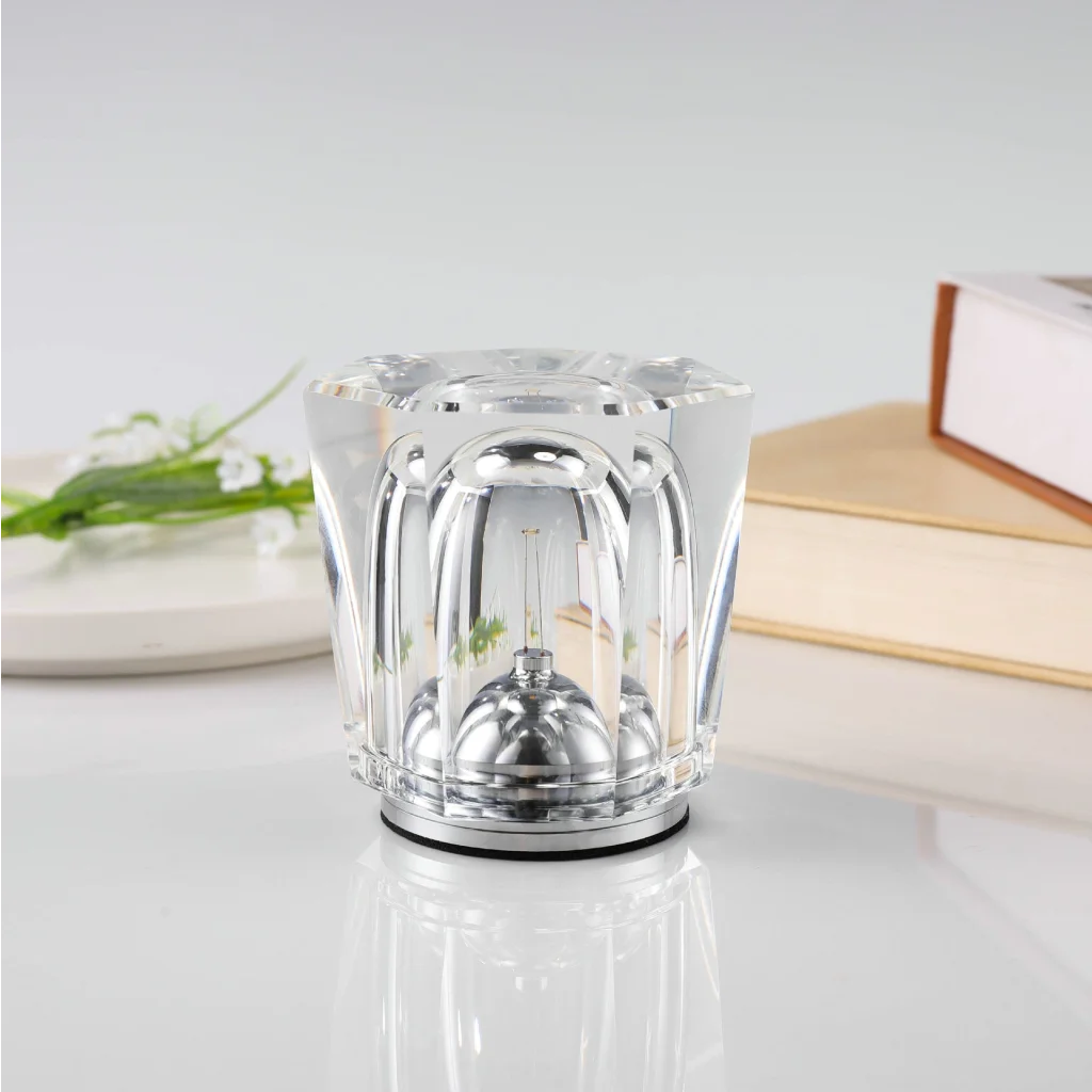 Crystal LED Table Lamp with Starburst Effect Rechargeable